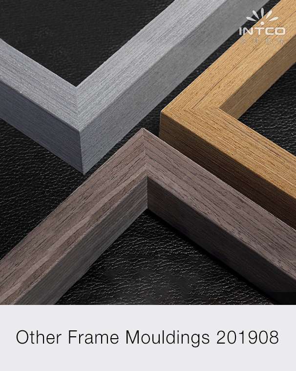 PS patina, wood veneer, aluminum and MDF picture frame moulding PDF catalog Aug.2019
